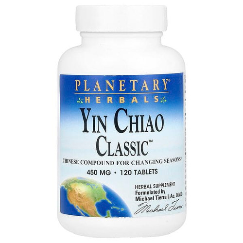 <img alt="Planetary Herbals, Yin Chiao Classic, 120 Tablets" title="Planetary Herbals, Yin Chiao Classic, 120 Tablets,021078101741"