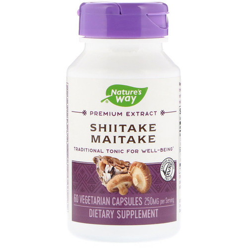 <img alt="Natures Way, Shiitake Maitake, 250 mg, 60 Vegetarian Capsules" title="Natures Way, Shiitake Maitake, 250 mg, 60 Vegetarian Capsules,033674645000"