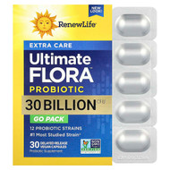 <img alt="Renew Life, Extra Care, Ultimate Flora Probiotic, 30 Delayed Release Vegan Capsules" title="Renew Life, Extra Care, Ultimate Flora Probiotic, 30 Delayed Release Vegan Capsules,631257156730"