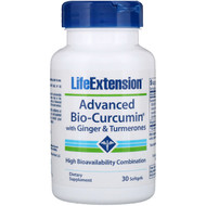 Life Extension Advanced Bio-Curcumin with Ginger & Turmerones - 30 Softgels