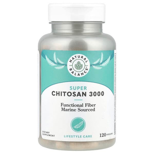 <img alt="Natural Balance, Super Chitosan 3000, 120 VegCaps (750 mg per Capsule)" title="Natural Balance, Super Chitosan 3000, 120 VegCaps (750 mg per Capsule),047868617896"