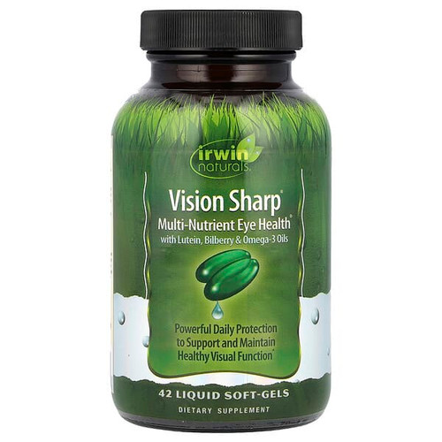 <img alt="Irwin Naturals, Vision Sharp, Multi-Nutrient Eye Health, 42 Liquid Soft-Gels" title="Irwin Naturals, Vision Sharp, Multi-Nutrient Eye Health, 42 Liquid Soft-Gels,710363568320"