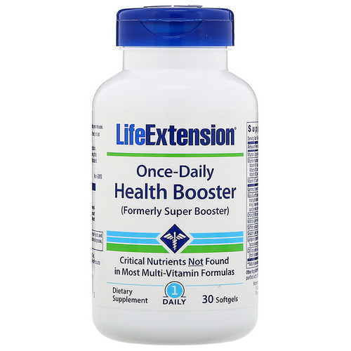 <img alt="Life Extension, Once-Daily Health Booster, 30 Softgels" title="Life Extension, Once-Daily Health Booster, 30 Softgels,737870209232"