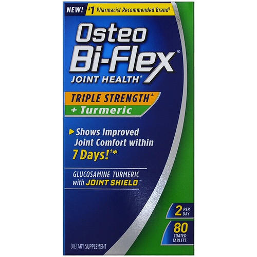 <img alt="Osteo Bi-Flex, Joint Health, Triple Strength + Turmeric , 80 Coated Tablets" title="Osteo Bi-Flex, Joint Health, Triple Strength + Turmeric , 80 Coated Tablets,030768679309"