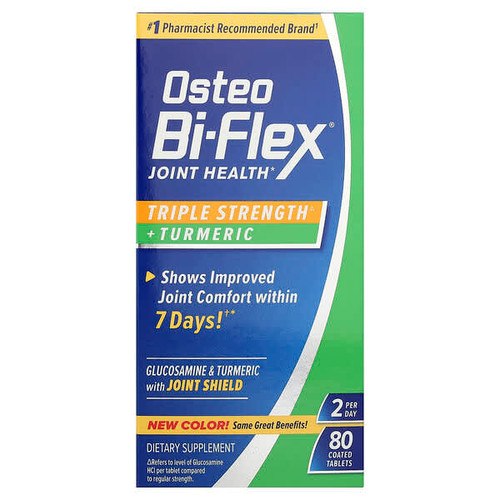 <img alt="Osteo Bi-Flex, Joint Health, Triple Strength + Turmeric, 80 Coated Tablets" title="Osteo Bi-Flex, Joint Health, Triple Strength + Turmeric, 80 Coated Tablets,030768679309"