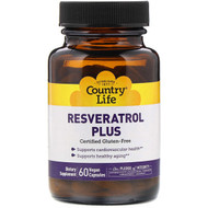 <img alt="Country Life, Resveratrol Plus, 60 Vegan Caps" title="Country Life, Resveratrol Plus, 60 Vegan Caps,015794073178"