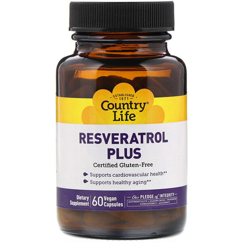 <img alt="Country Life, Resveratrol Plus, 60 Vegan Caps" title="Country Life, Resveratrol Plus, 60 Vegan Caps,015794073178"