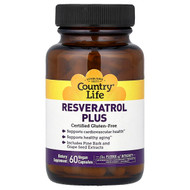 <img alt="Country Life, Resveratrol Plus, 60 Vegan Capsules" title="Country Life, Resveratrol Plus, 60 Vegan Capsules,015794073178"