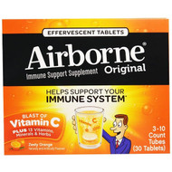 <img alt="AirBorne, Original, Immune Support, Blast of Vitamin C, Zesty Orange, 3 Tubes, 10 Effervescent Tablets Each" title="AirBorne, Original, Immune Support, Blast of Vitamin C, Zesty Orange, 3 Tubes, 10 Effervescent Tablets Each,647865100300"