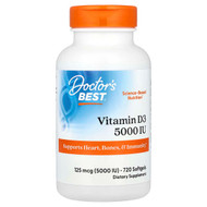 <img alt="Doctors Best, Vitamin D3, 125 mcg (5,000 IU), 720 Softgels" title="Doctors Best, Vitamin D3, 125 mcg (5,000 IU), 720 Softgels,753950003637"