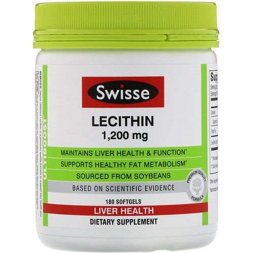 <img alt="Swisse, Ultiboost, Lecithin, 1,200 mg, 180 Capsules" title="Swisse, Ultiboost, Lecithin, 1,200 mg, 180 Capsules,850000148284"