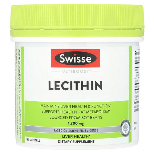 <img alt="Swisse, Ultiboost, Lecithin, 1,200 mg, 180 Capsules" title="Swisse, Ultiboost, Lecithin, 1,200 mg, 180 Capsules,850000148284"