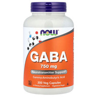 <img alt="NOW Foods, GABA, 750 mg, 200 Veg Capsules" title="NOW Foods, GABA, 750 mg, 200 Veg Capsules,733739001290"