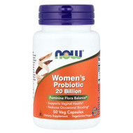 <img alt="NOW Foods, Womans Probiotic, 20 Billion, 50 Veg Capsules" title="NOW Foods, Womans Probiotic, 20 Billion, 50 Veg Capsules,733739029065"