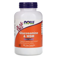 <img alt="Now Foods, Glucosamine & MSM, 180 Veg Capsules" title="Now Foods, Glucosamine & MSM, 180 Veg Capsules,733739032799"