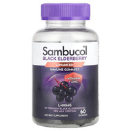 <img alt="Sambucol, Black Elderberry, Advanced Immune Gummies + Vitamin C + Zinc, 60 Gummies" title="Sambucol, Black Elderberry, Advanced Immune Gummies + Vitamin C + Zinc, 60 Gummies,896116001310"