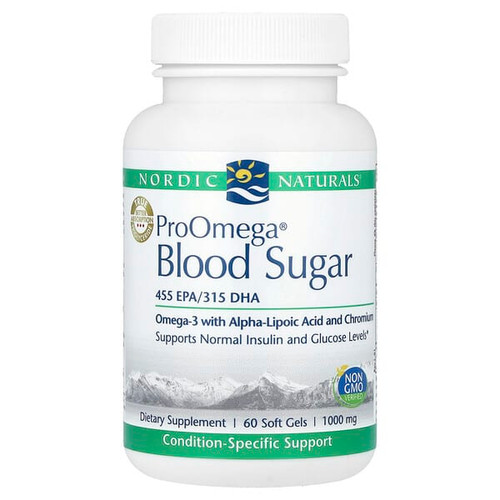 <img alt="Nordic Naturals, ProOmega Blood Sugar, 60 Softgels" title="Nordic Naturals, ProOmega Blood Sugar, 60 Softgels,768990121708"