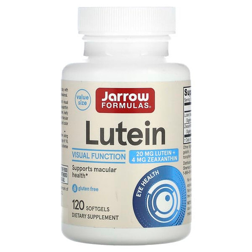<img alt="Jarrow Formulas, Lutein, 20 mg, 120 Softgels" title="Jarrow Formulas, Lutein, 20 mg, 120 Softgels,790011120353"