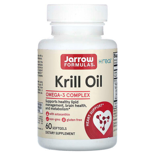 <img alt="Jarrow Formulas, Krill Oil, 60 Softgels" title="Jarrow Formulas, Krill Oil, 60 Softgels,790011160274"