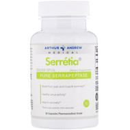 <img alt="Arthur Andrew Medical, Serretia, Pure Serrapeptase, 30 Capsules" title="Arthur Andrew Medical, Serretia, Pure Serrapeptase, 30 Capsules,855571001617"