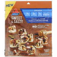 <img alt="Atkins, Sweet & Salty Snacks, Honey Almond Vanilla Crunch Bites, 5.29 oz (150 g)" title="Atkins, Sweet & Salty Snacks, Honey Almond Vanilla Crunch Bites, 5.29 oz (150 g),637480078207"