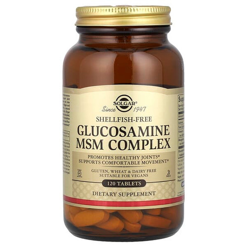 <img alt="Solgar, Glucosamine MSM Complex, 120 Tablets" title="Solgar, Glucosamine MSM Complex, 120 Tablets,033984013155"