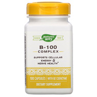 <img alt="Natures Way, B-100 Complex, with B2 Coenzyme, 100 Capsules" title="Natures Way, B-100 Complex, with B2 Coenzyme, 100 Capsules,033674405215"