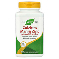 <img alt="Natures Way, Calcium, Mag & Zinc Mineral Complex, 250 Capsules" title="Natures Way, Calcium, Mag & Zinc Mineral Complex, 250 Capsules,033674414118"