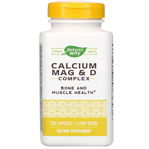 <img alt="Natures Way, Calcium Mag & D Complex, 250 Capsules" title="Natures Way, Calcium Mag & D Complex, 250 Capsules,033674414217"