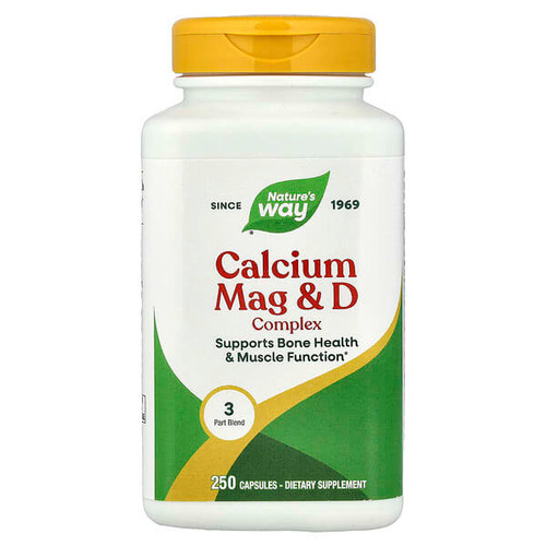 <img alt="Natures Way, Calcium, Mag & D Complex, 250 Capsules" title="Natures Way, Calcium, Mag & D Complex, 250 Capsules,033674414217"