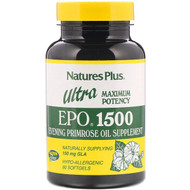 <img alt="Natures Plus, Ultra EPO 1500, Maximum Potency, 60 Softgels" title="Natures Plus, Ultra EPO 1500, Maximum Potency, 60 Softgels,097467046788"