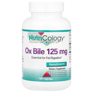 <img alt="Nutricology, Ox Bile, 125 mg, 180 Vegicaps" title="Nutricology, Ox Bile, 125 mg, 180 Vegicaps,713947563704"