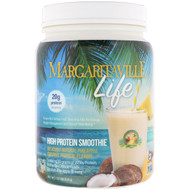 Natures Plus, Margaritaville Life, High Protein Smoothie, Natural Pineapple Coconut Tropical Flavor, 1.27 lbs (574 g)