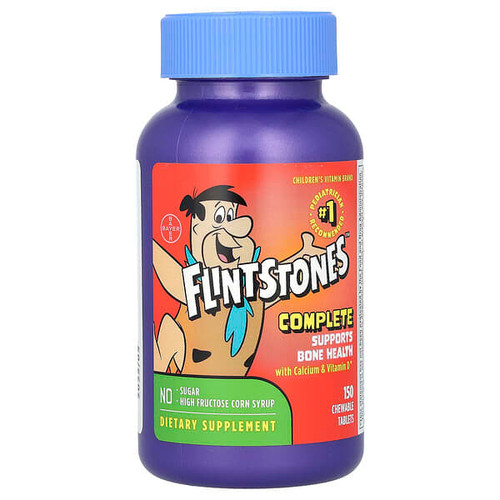 <img alt="Flintstones, Complete with Calcium & Vitamin D, 150 Chewable Tablets" title="Flintstones, Complete with Calcium & Vitamin D, 150 Chewable Tablets,016500097136"
