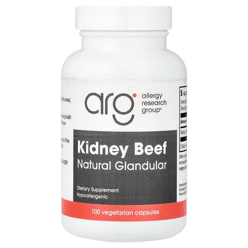 <img alt="Allergy Research Group, Kidney Beef, Natural Glandular, 100 Vegetarian Capsules (500 mg per Capsule)" title="Allergy Research Group, Kidney Beef, Natural Glandular, 100 Vegetarian Capsules (500 mg per Capsule),713947728004"
