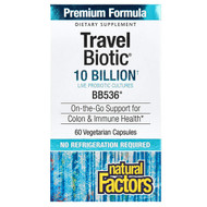 <img alt="Natural Factors, Travel Biotic, BB536, 10 Billion CFU, 60 Vegetarian Capsules" title="Natural Factors, Travel Biotic, BB536, 10 Billion CFU, 60 Vegetarian Capsules,068958018126"