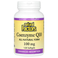 <img alt="Natural Factors, Coenzyme Q10, 100 mg, 120 Softgels" title="Natural Factors, Coenzyme Q10, 100 mg, 120 Softgels,068958020723"
