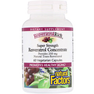 <img alt="Natural Factors, ResveratrolRich, Super Strength, Resveratrol Concentrate, 60 Vegetarian Capsules" title="Natural Factors, ResveratrolRich, Super Strength, Resveratrol Concentrate, 60 Vegetarian Capsules,068958045276"
