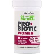 <img alt="Natures Plus, GI Natural Probiotic Women, 60 Billion CFU, 30 Capsules" title="Natures Plus, GI Natural Probiotic Women, 60 Billion CFU, 30 Capsules,097467439061"