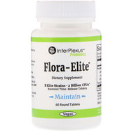 <img alt="InterPlexus , Flora-Elite, 2 Billion CFUs, 60 Round Tablets" title="InterPlexus , Flora-Elite, 2 Billion CFUs, 60 Round Tablets,766897258527"