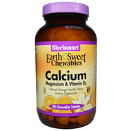 <img alt="Bluebonnet Nutrition EarthSweet Chewables Calcium Magnesium & Vitamin D3 Orange Vanilla -- 90 Chewable Tablets" title="Bluebonnet Nutrition EarthSweet Chewables Calcium Magnesium & Vitamin D3 Orange Vanilla -- 90 Chewable Tablets,743715007437"