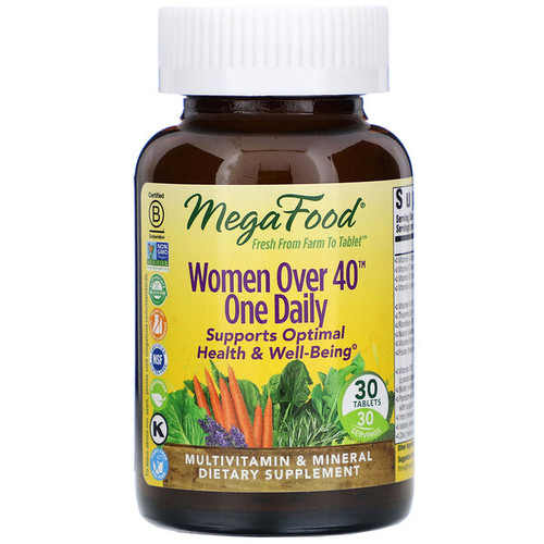 <img alt="MegaFood, Women Over 40 One Daily, 30 Tablets" title="MegaFood, Women Over 40 One Daily, 30 Tablets,051494102657"