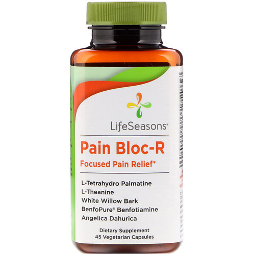 <img alt="LifeSeasons, Pain Bloc-R, Focused Pain Relief, 45 Vegetarian Capsules" title="LifeSeasons, Pain Bloc-R, Focused Pain Relief, 45 Vegetarian Capsules,853760002360"