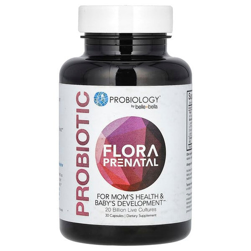 <img alt="Belle+Bella, Probiotic Flora Prenatal, 20 Billion Live Cultures, 30 Capsules" title="Belle+Bella, Probiotic Flora Prenatal, 20 Billion Live Cultures, 30 Capsules,040232611148"