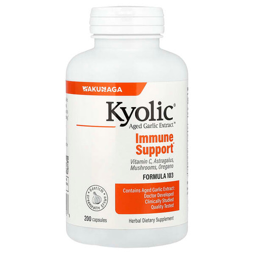 <img alt="Kyolic, Aged Garlic Extract, Immune Support, Formula 103, 200 Capsules" title="Kyolic, Aged Garlic Extract, Immune Support, Formula 103, 200 Capsules,023542103428"