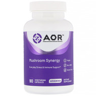 Advanced Orthomolecular Research AOR, Mushroom Synergy, 90 Vegetarian Capsules