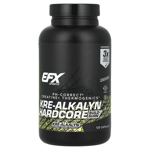 <img alt="EFX Sports, Kre-Alkalyn Hardcore, 120 Capsules" title="EFX Sports, Kre-Alkalyn Hardcore, 120 Capsules,737190002346"
