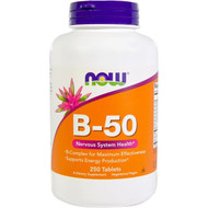 <img alt="Now Foods, B-50, 250 Tablets" title="Now Foods, B-50, 250 Tablets,733739004284"