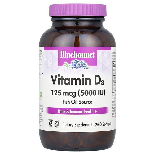 <img alt="Bluebonnet Nutrition, Vitamin D3, 125 mcg (5,000 IU), 250 Softgels" title="Bluebonnet Nutrition, Vitamin D3, 125 mcg (5,000 IU), 250 Softgels,743715003231"