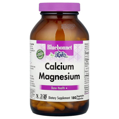 <img alt="Bluebonnet Nutrition, Calcium Magnesium, 180 Vegetable Capsules" title="Bluebonnet Nutrition, Calcium Magnesium, 180 Vegetable Capsules,743715007147"
